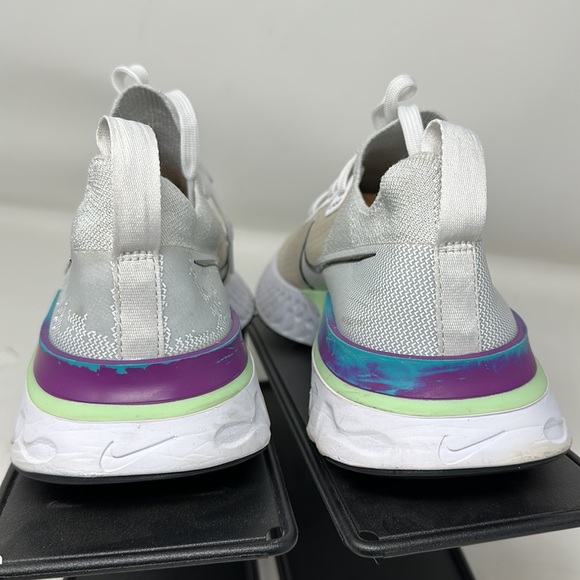 Nike React Infinity Run Flyknit FK Running 9.5 CD4371 102 White Vapor Green Men - Picture 6 of 16